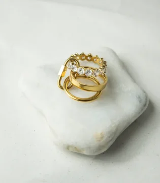 Δαχτυλίδι Amber Lines