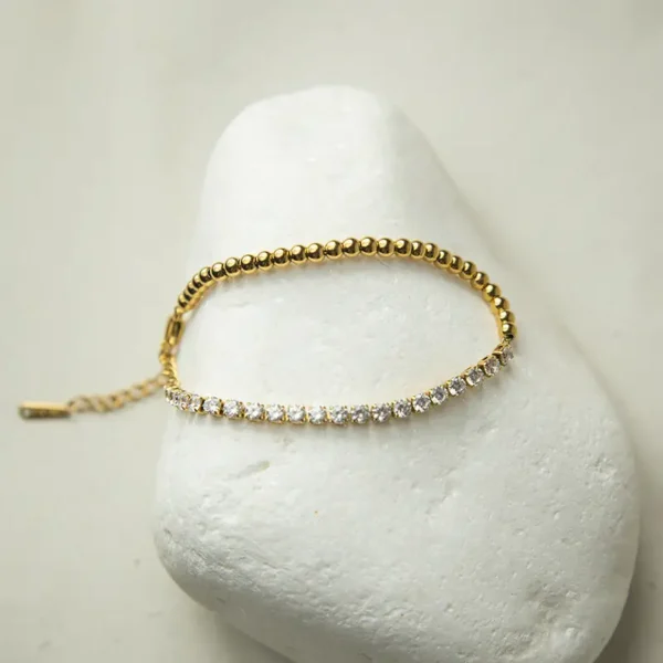 Βραχιόλι Maya χρυσό με ζιργκόν